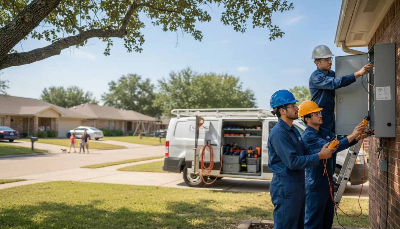 Certified electrician providing emergency electrical services in Northwood, ND